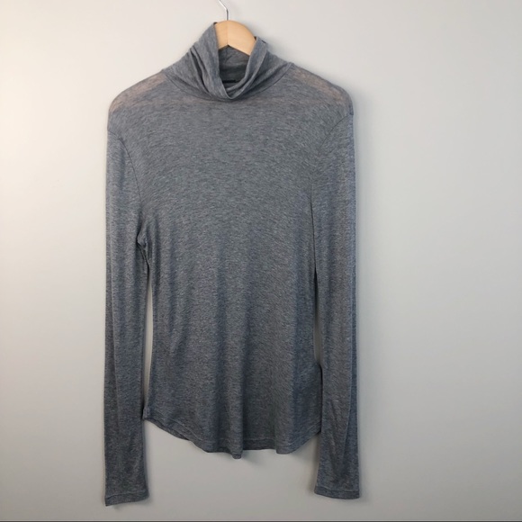 J. Crew Collection 10% Cashmere Turtleneck Tee - Picture 2 of 8